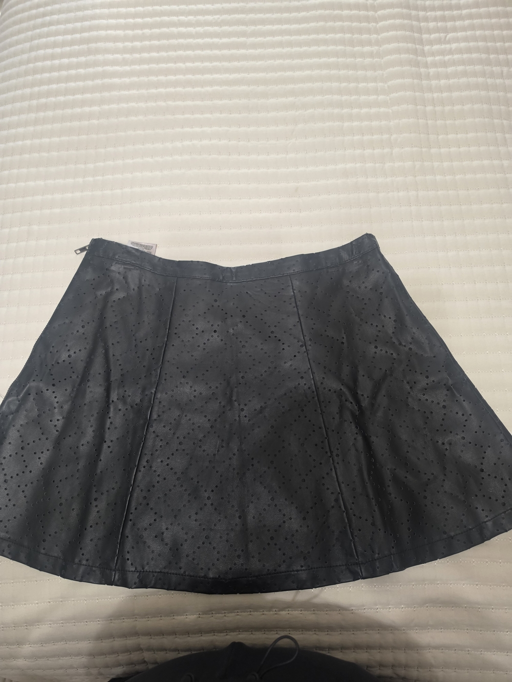 Jessica Simpson Black Laser-Cut Skater Skirt